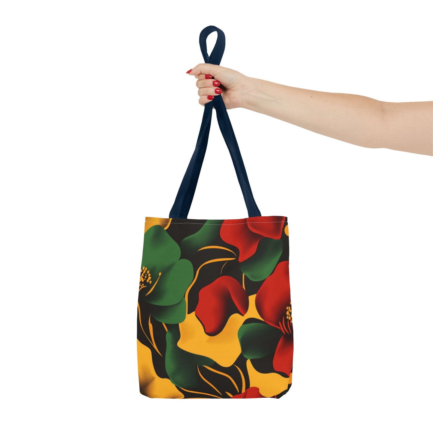 Vibrant Floral Tote Bag Trendy Shopping Tote Eco-Friendly Carry-All Perfect for Summer Gift for Her and Him