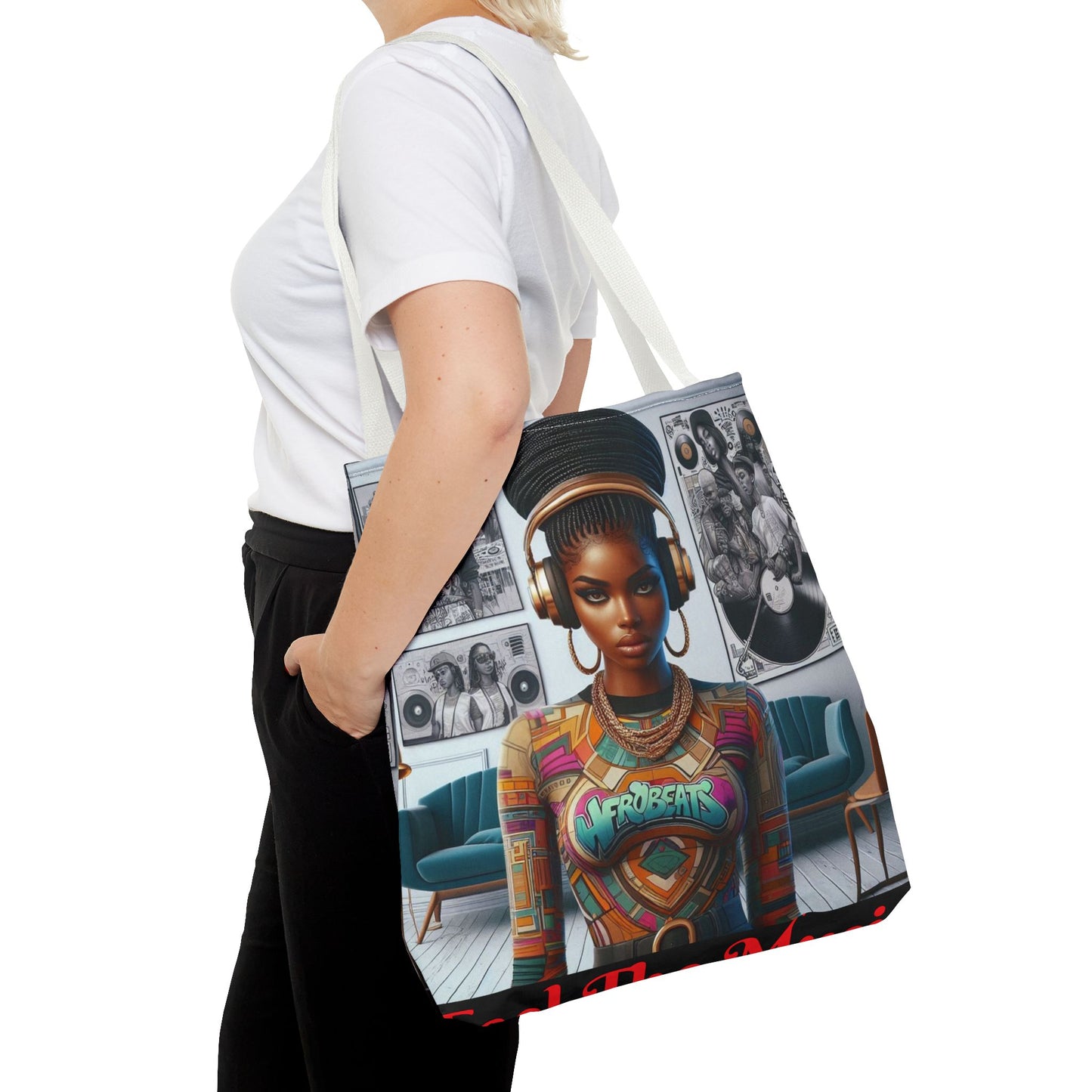Feel The Music Tote Bag (AOP) #FM13