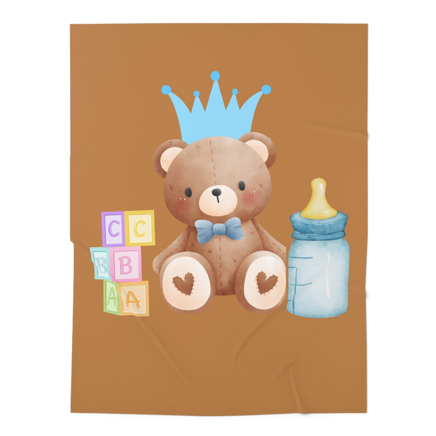 Teddy Bear Baby Swaddle Blanket #TB1