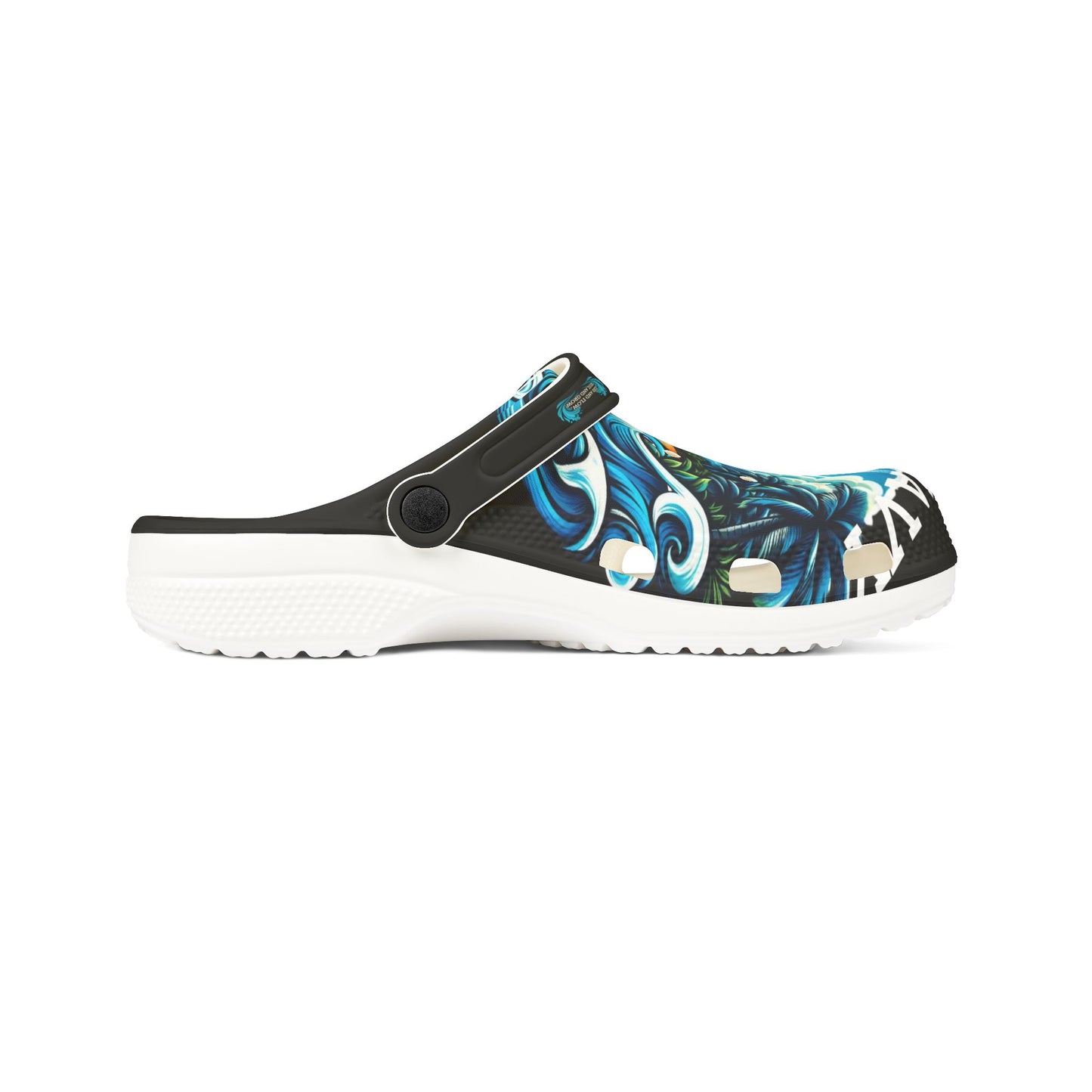 Life is Wavy EVA Foam Rubber Shoes (AOP) #LW1U