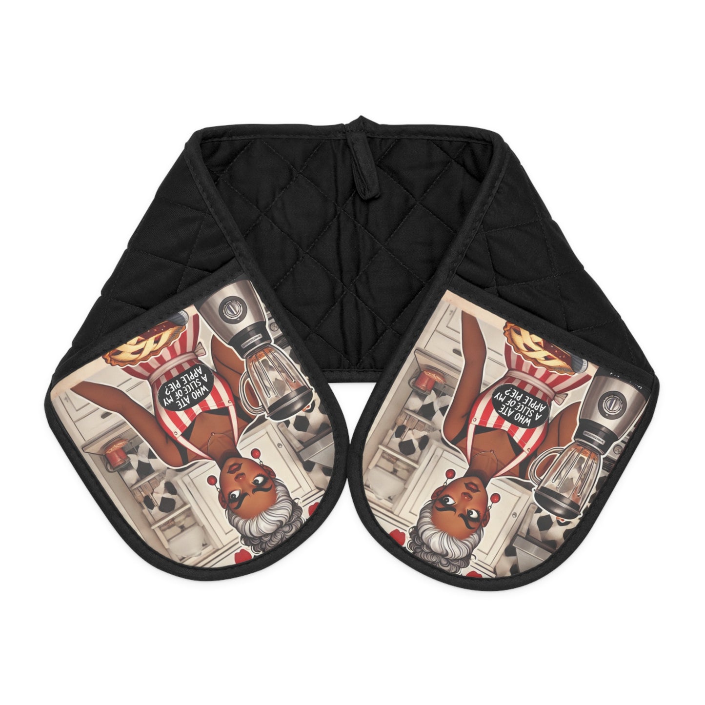 Apple Pie Heist Oven Mitts #APH1