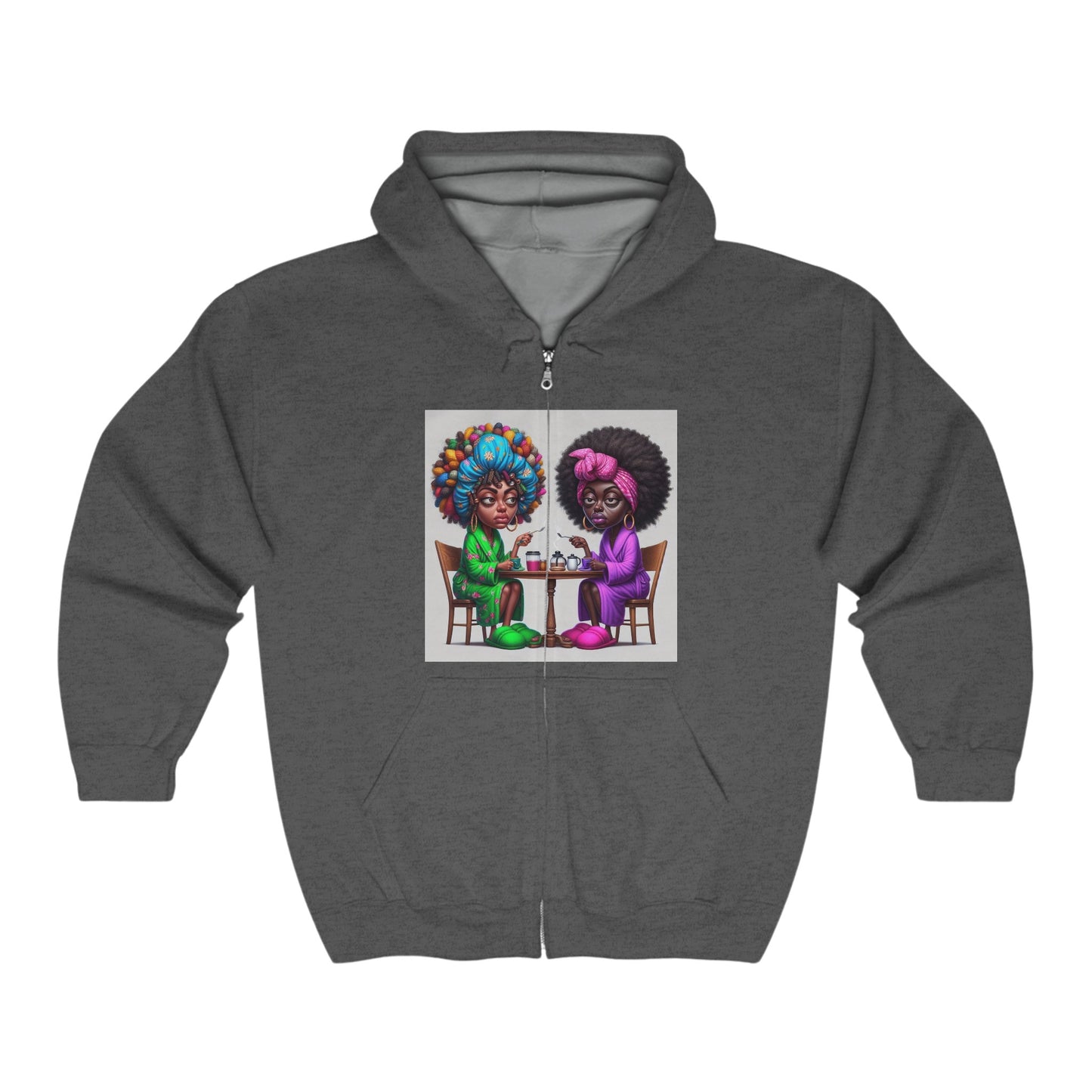 Monday Vibes Unisex Heavy Blend™ Full Zip Hooded Sweatshirt #MV7