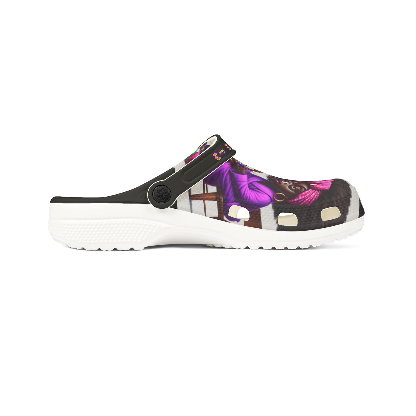 Monday Vibes EVA Foam Rubber Shoes (AOP) #MV7