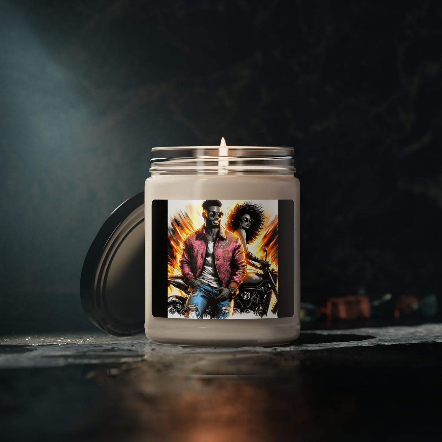 Born To Ride Scented Soy Candle, 9oz #13M