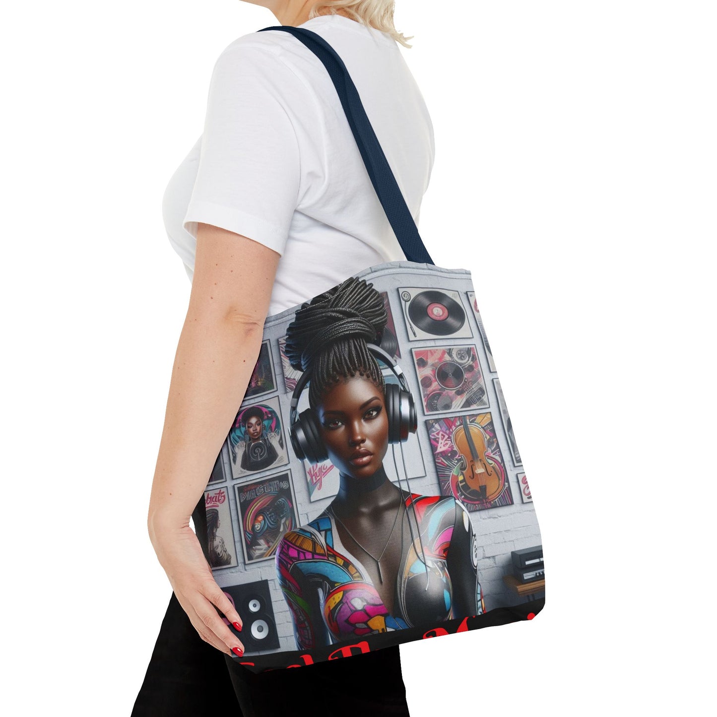 Feel The Music Tote Bag (AOP) #FM20
