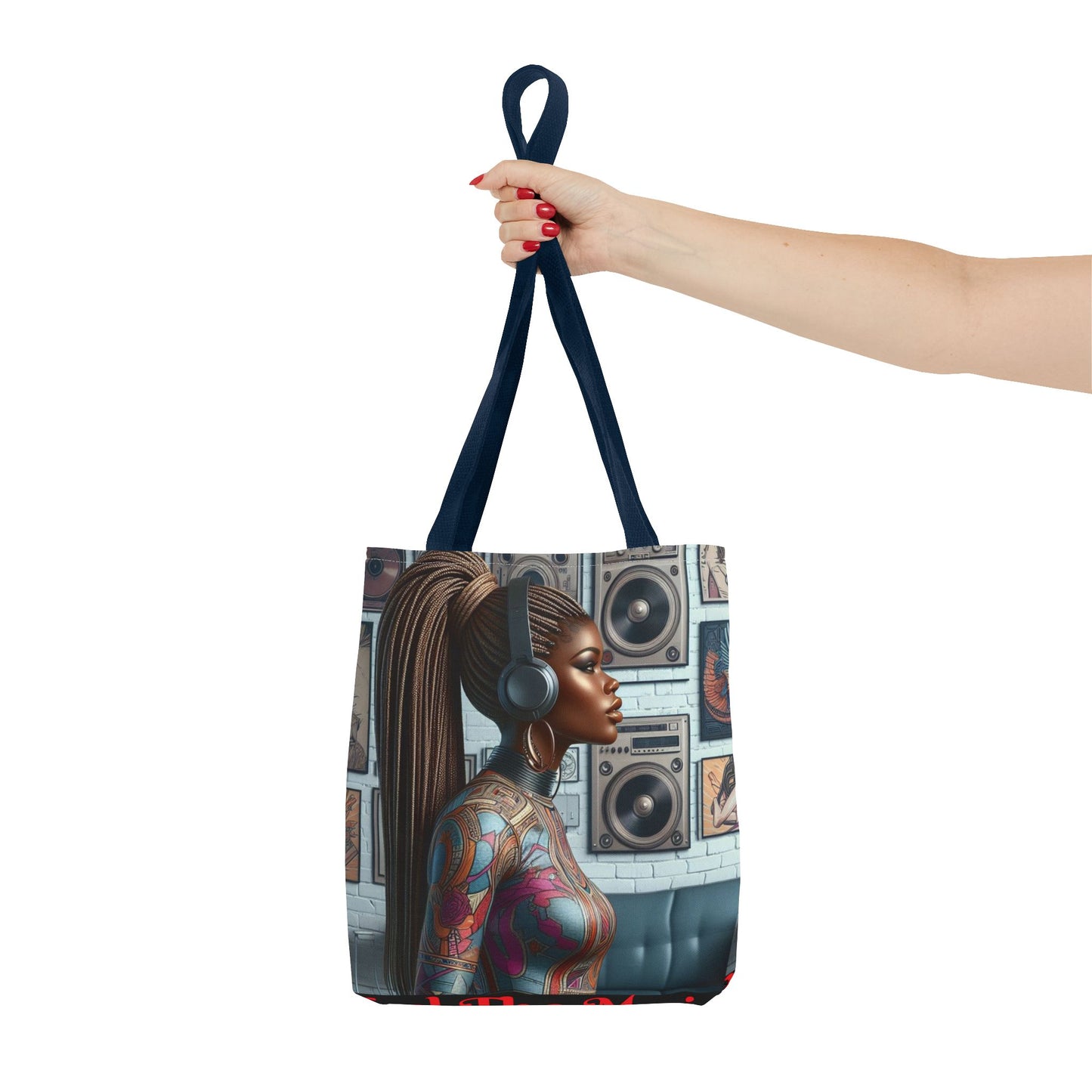 Feel The Music Tote Bag (AOP) #FM19