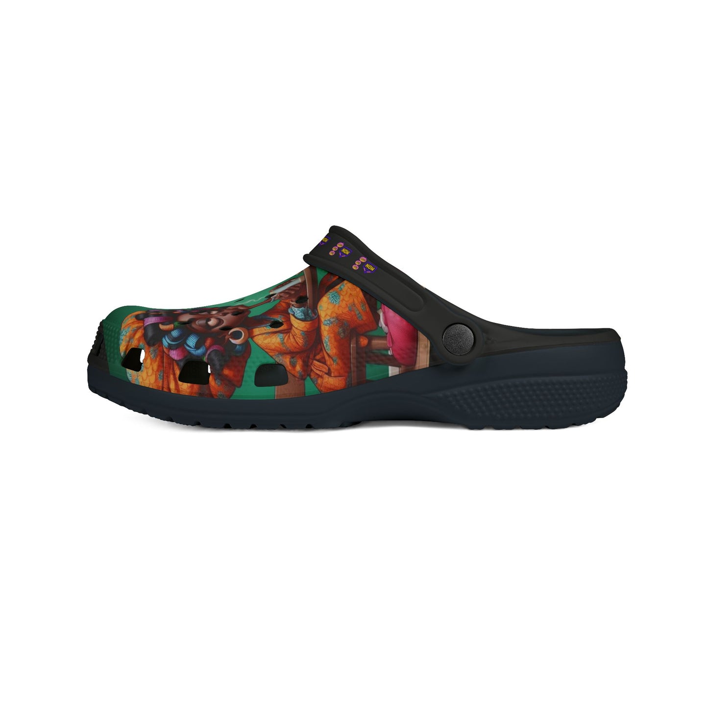 Monday Vibes EVA Foam Rubber Shoes (AOP) #MV5