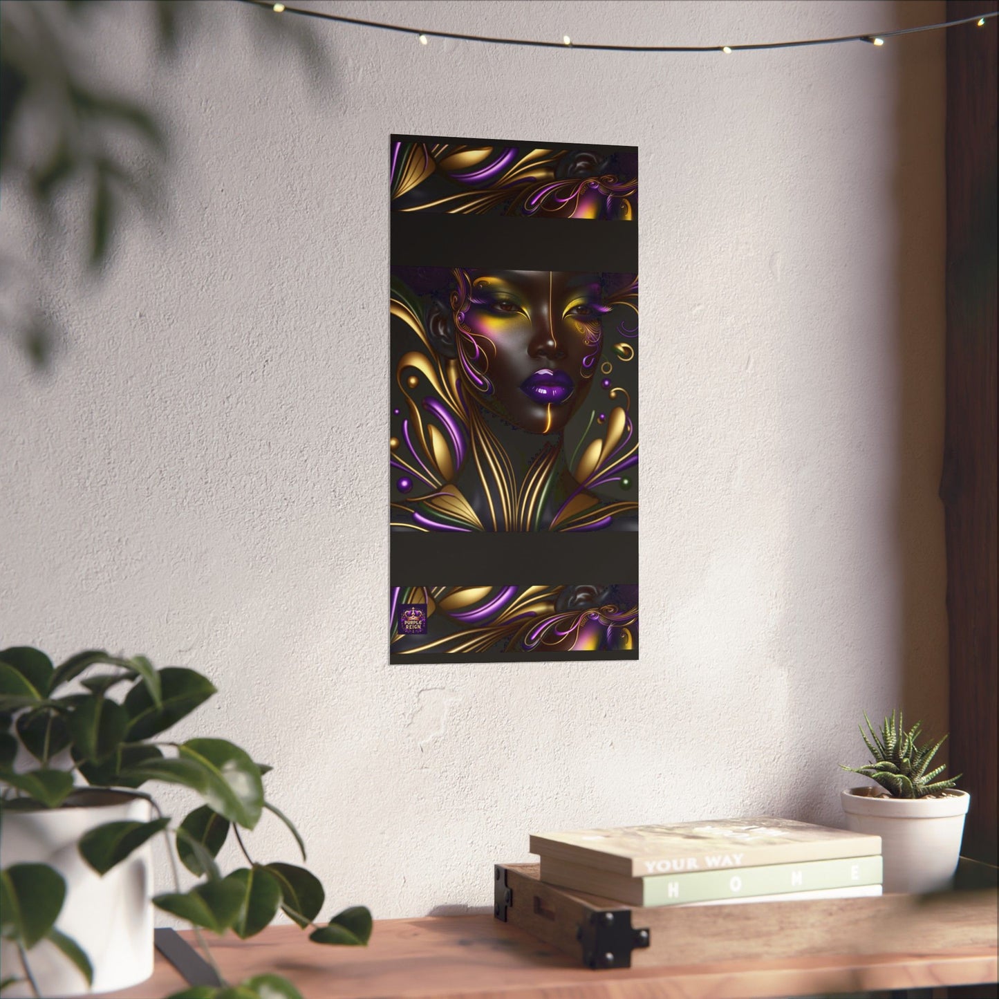 Purrple Reign Matte Vertical Posters #PR7