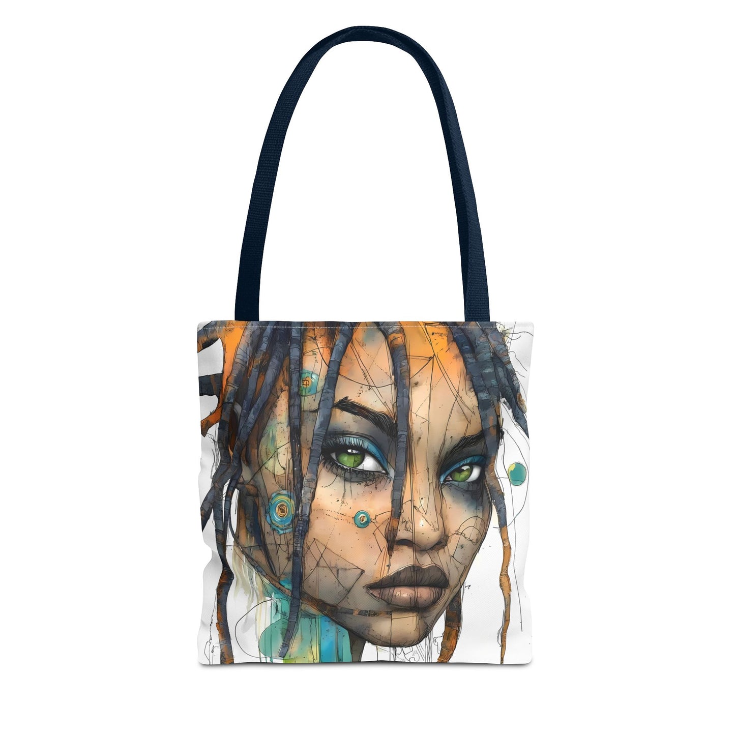 Artistic Abstract Face Tote Bag, Trendy Canvas Bag, Unique Gift for Art Lovers, Fashionable Beach Bag, Stylish Shopping Bag, Cool