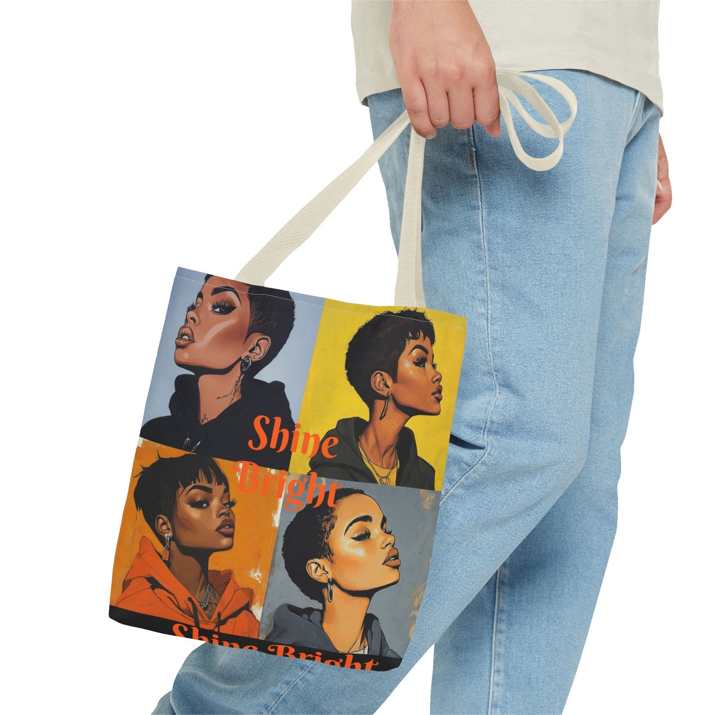 Shine Bright Tote Bag (AOP) #T15