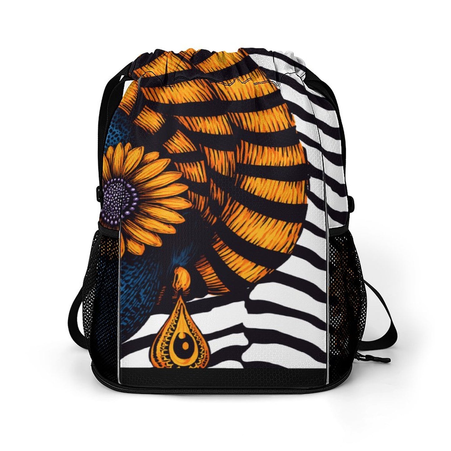 Waffle Cloth Sprots Drawstring Bag (Multi-Sites)