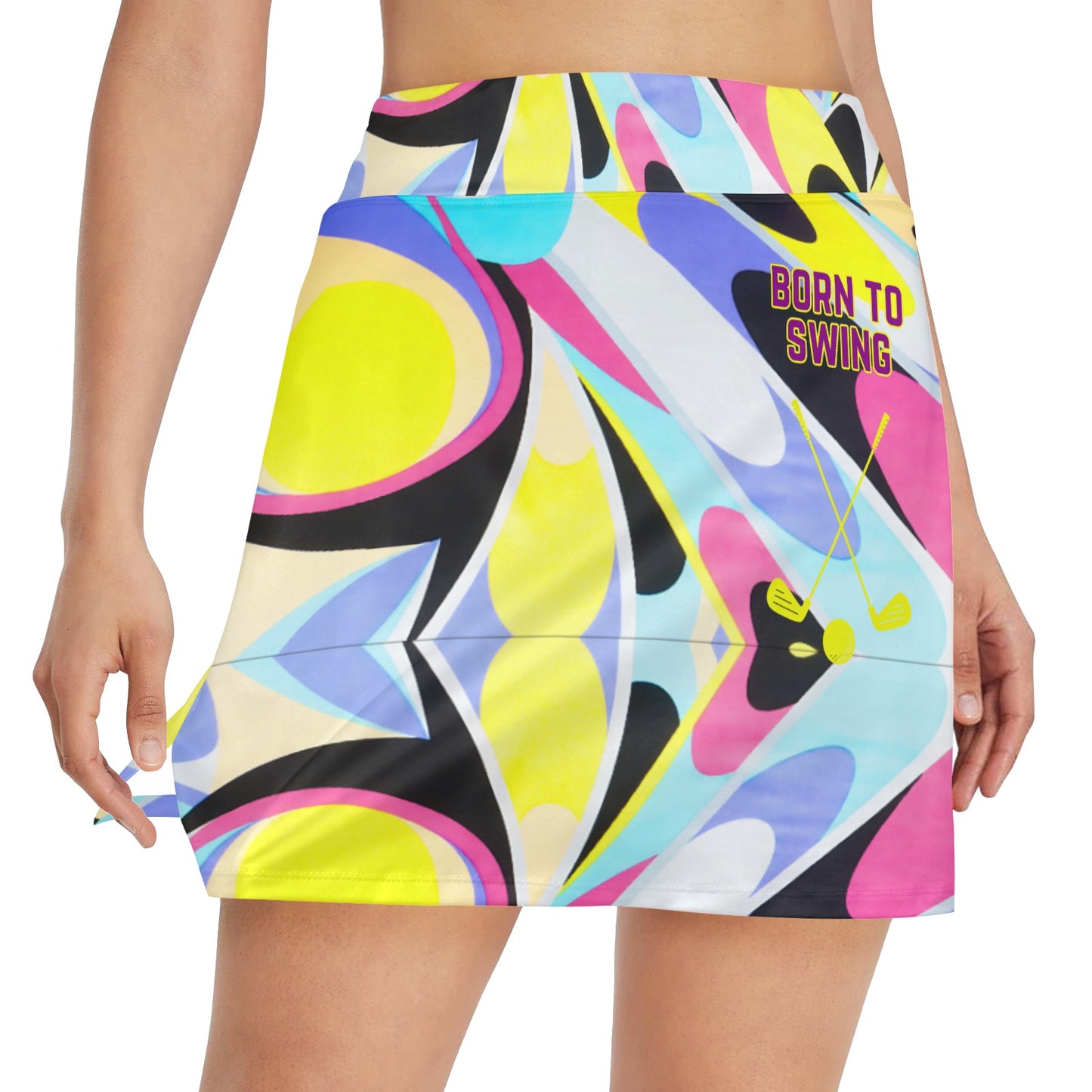 Women's Golf Skirt with Pocket (D64)