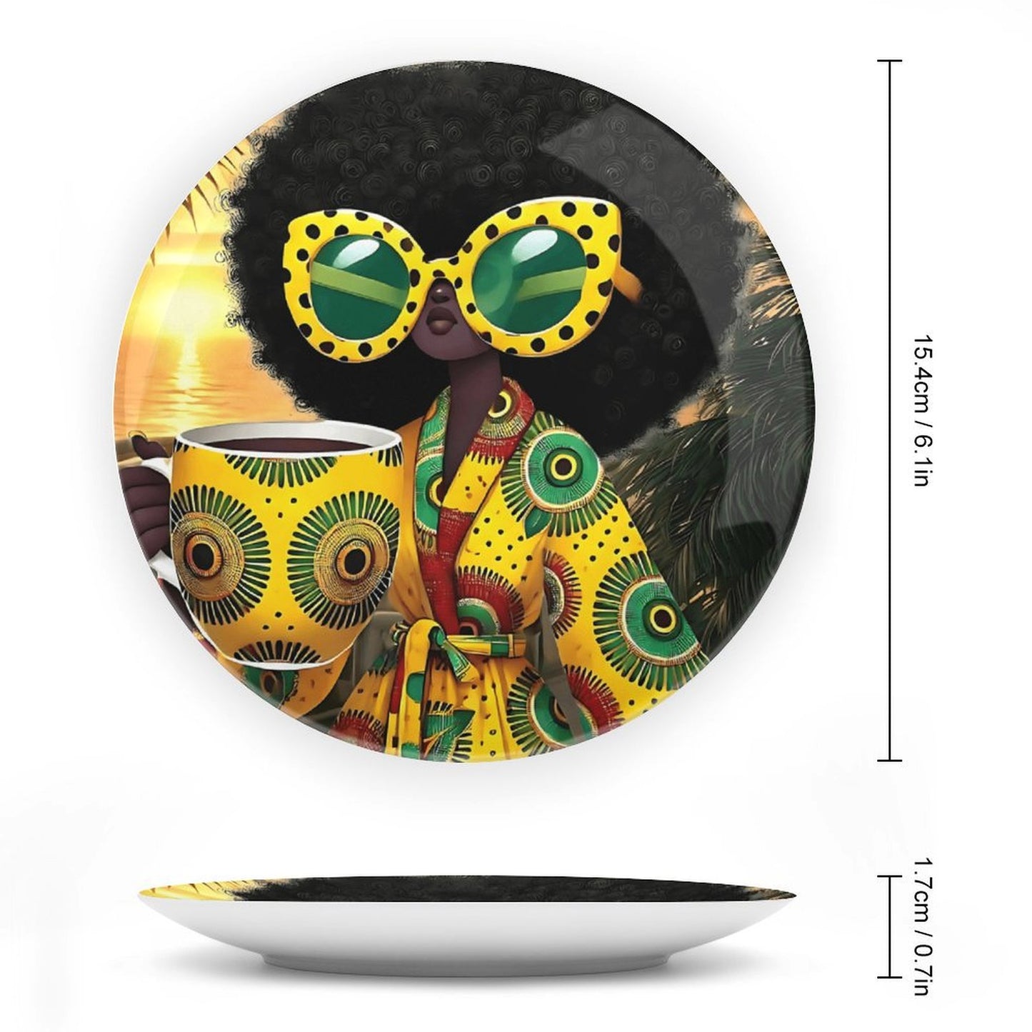 Bone China Decorative Plate