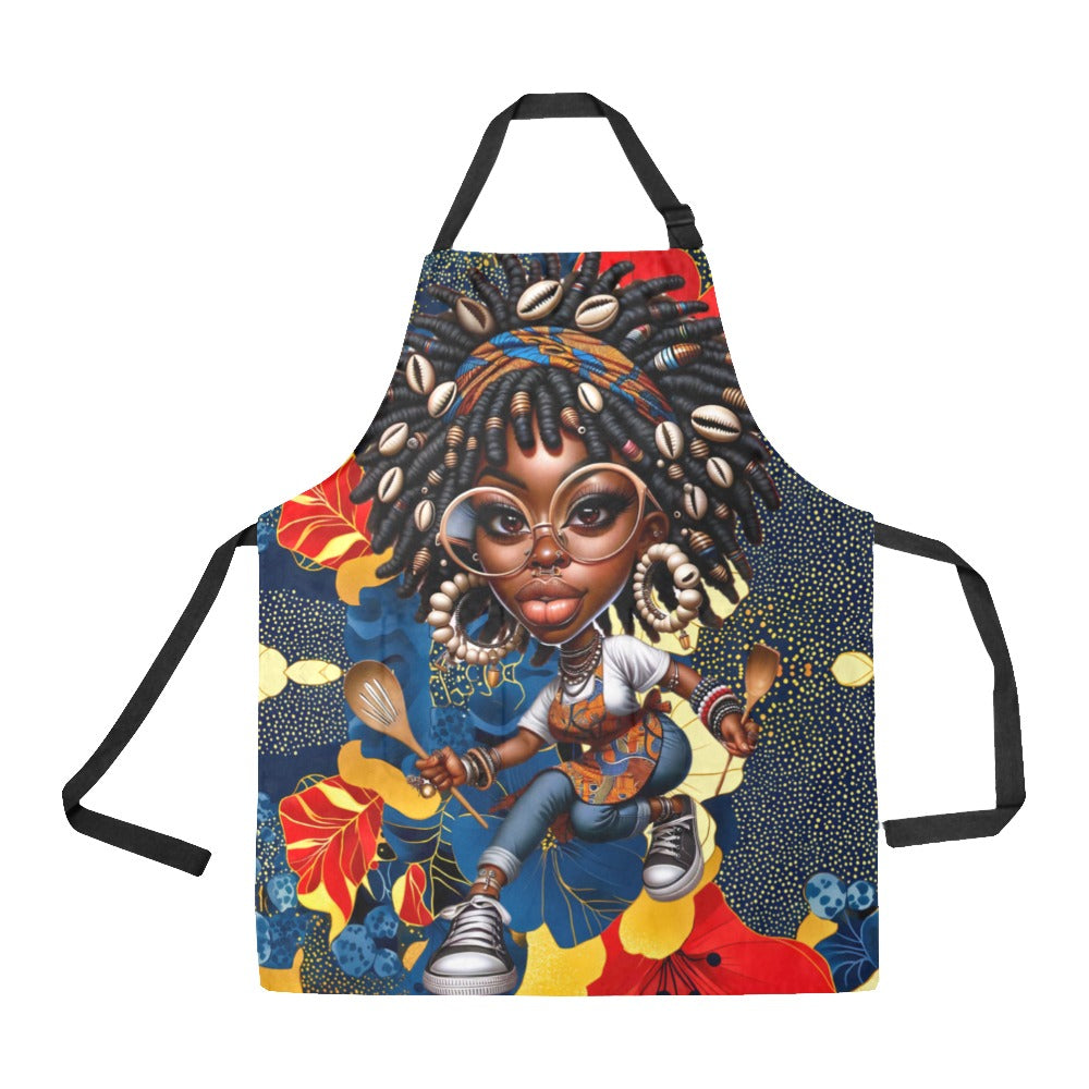 AfroChef Mode Kitchen Apron All Over Print Apron