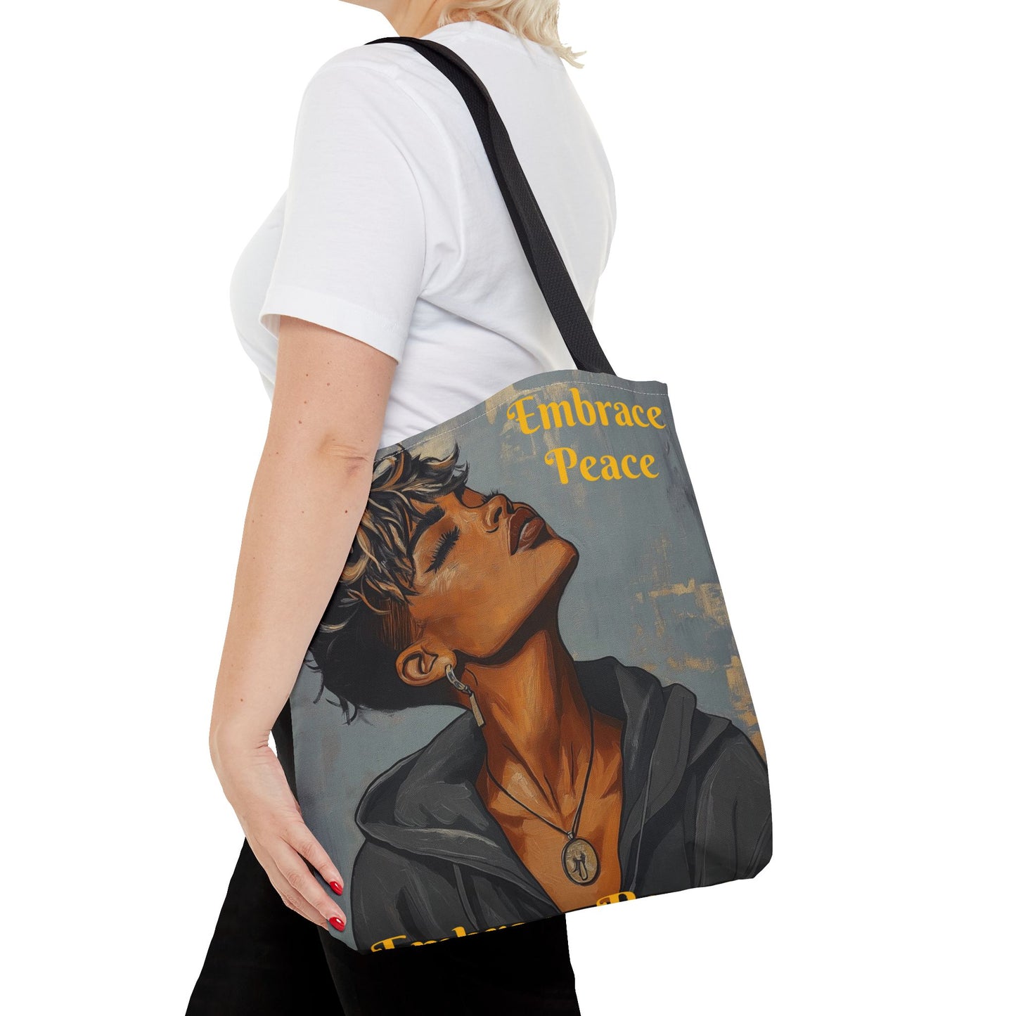 Embrace Peace Tote Bag (AOP) #T7