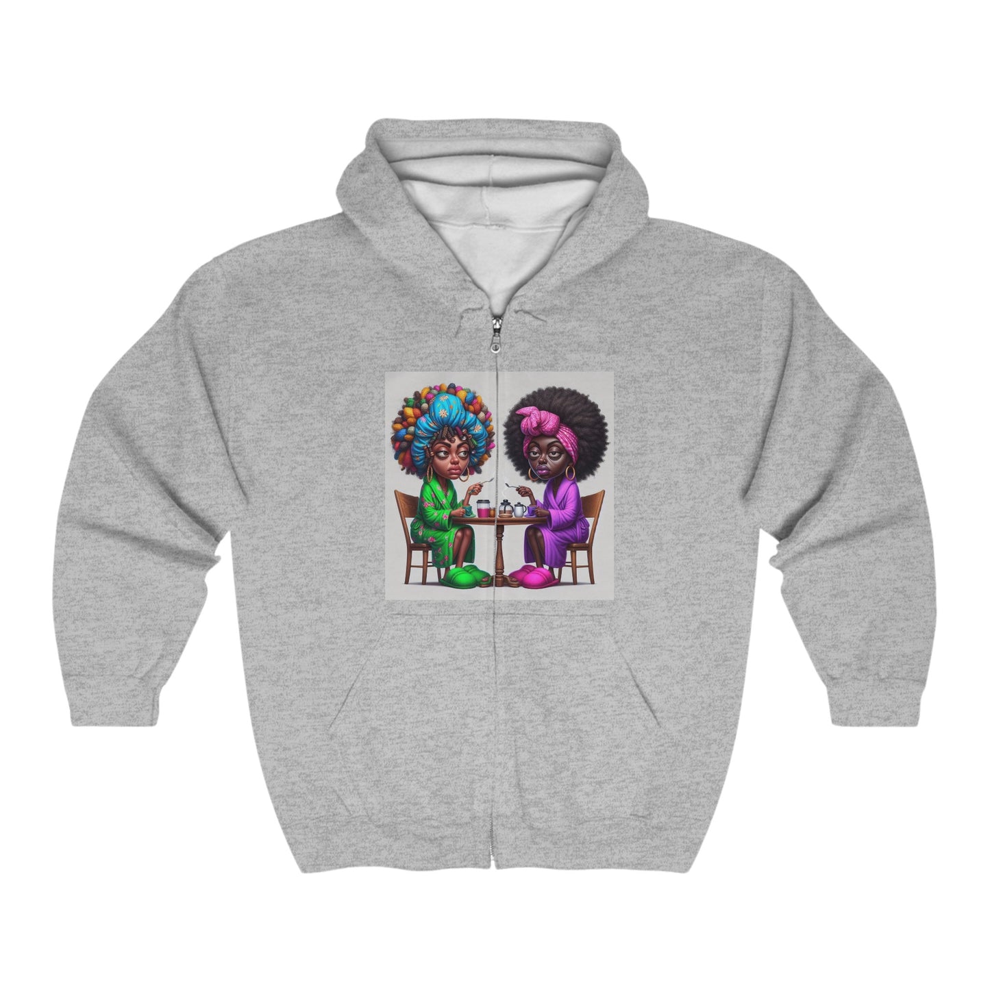 Monday Vibes Unisex Heavy Blend™ Full Zip Hooded Sweatshirt #MV7