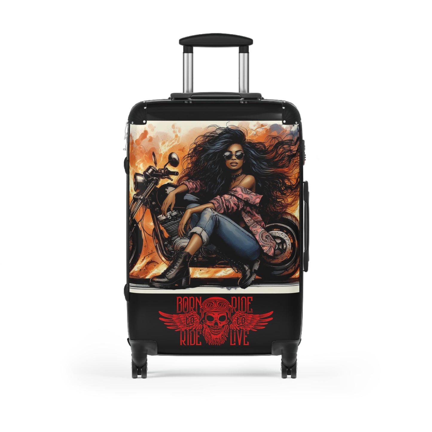 Born To Ride Suitcases #13M