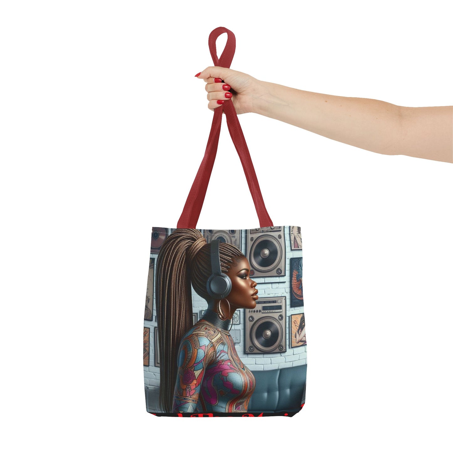 Feel The Music Tote Bag (AOP) #FM19