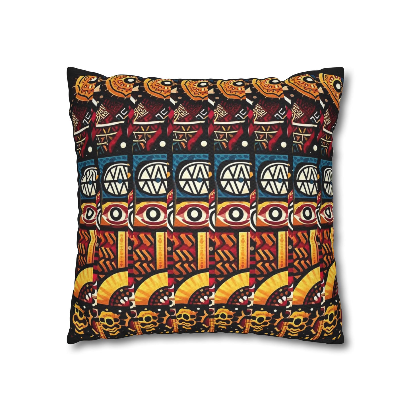 Cracked Beauty Spun Polyester Square Pillowcase #CB3