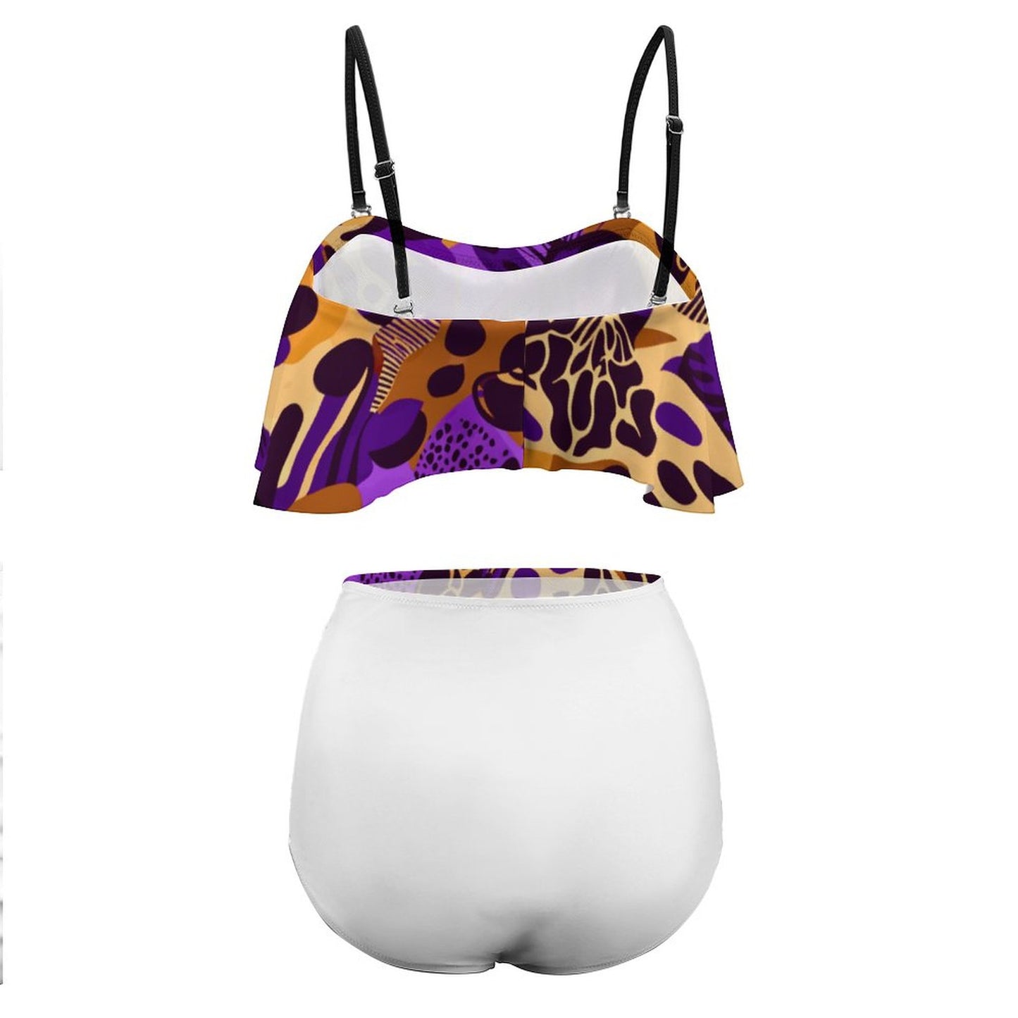 2-Piece Ruffle Tankini Swimsuit BK2080 (All-Over Printing)