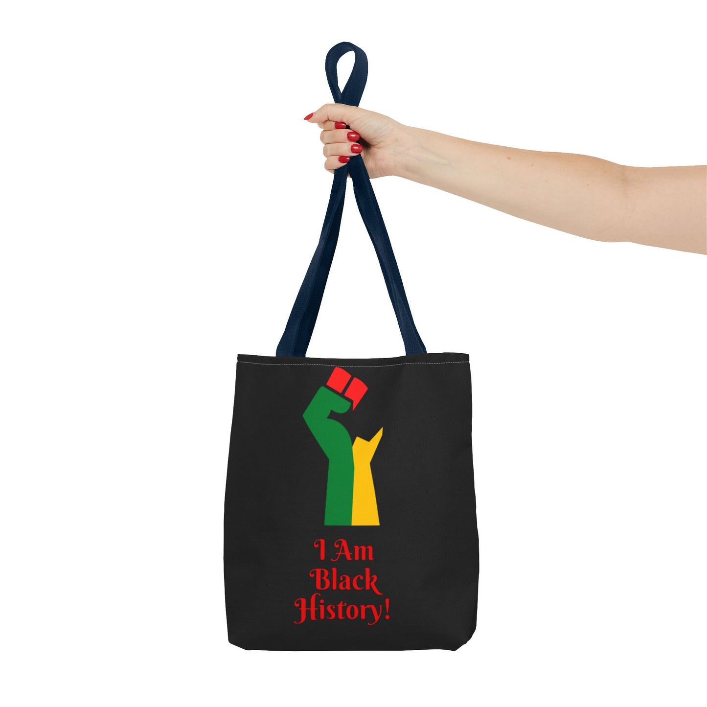 Empowering Black History Tote Bag - "I Am Black History!"