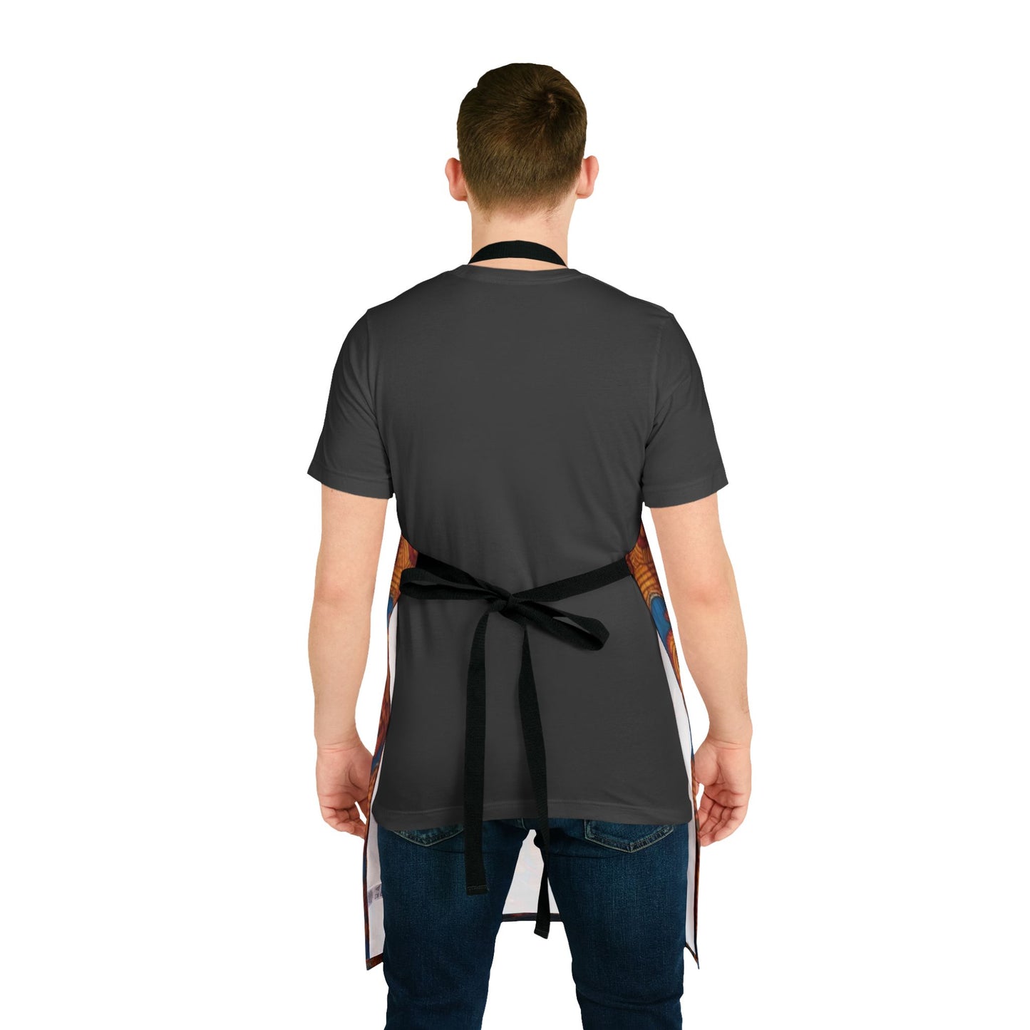 What's Cooking?Apron, 5-Color Straps (AOP) #WC4