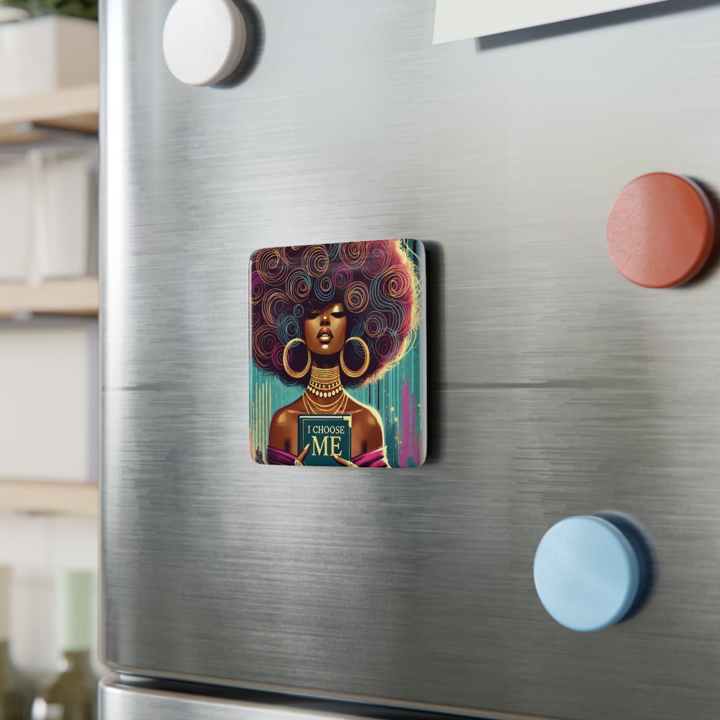I Choose Me Porcelain Magnet, Square #ICM1