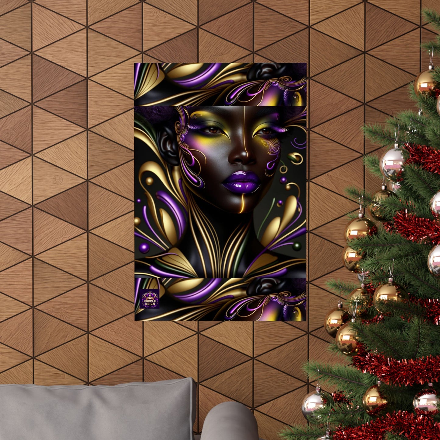 Purrple Reign Matte Vertical Posters #PR7