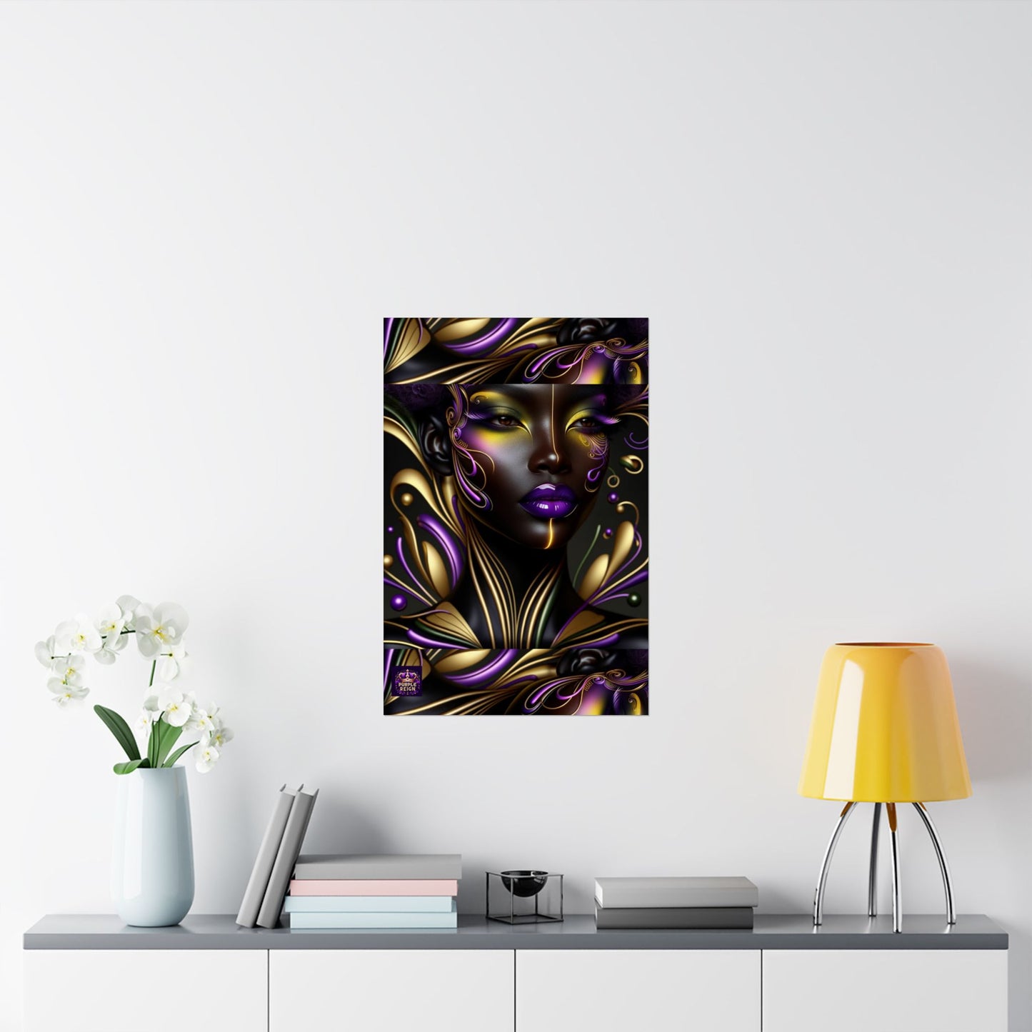 Purrple Reign Matte Vertical Posters #PR7