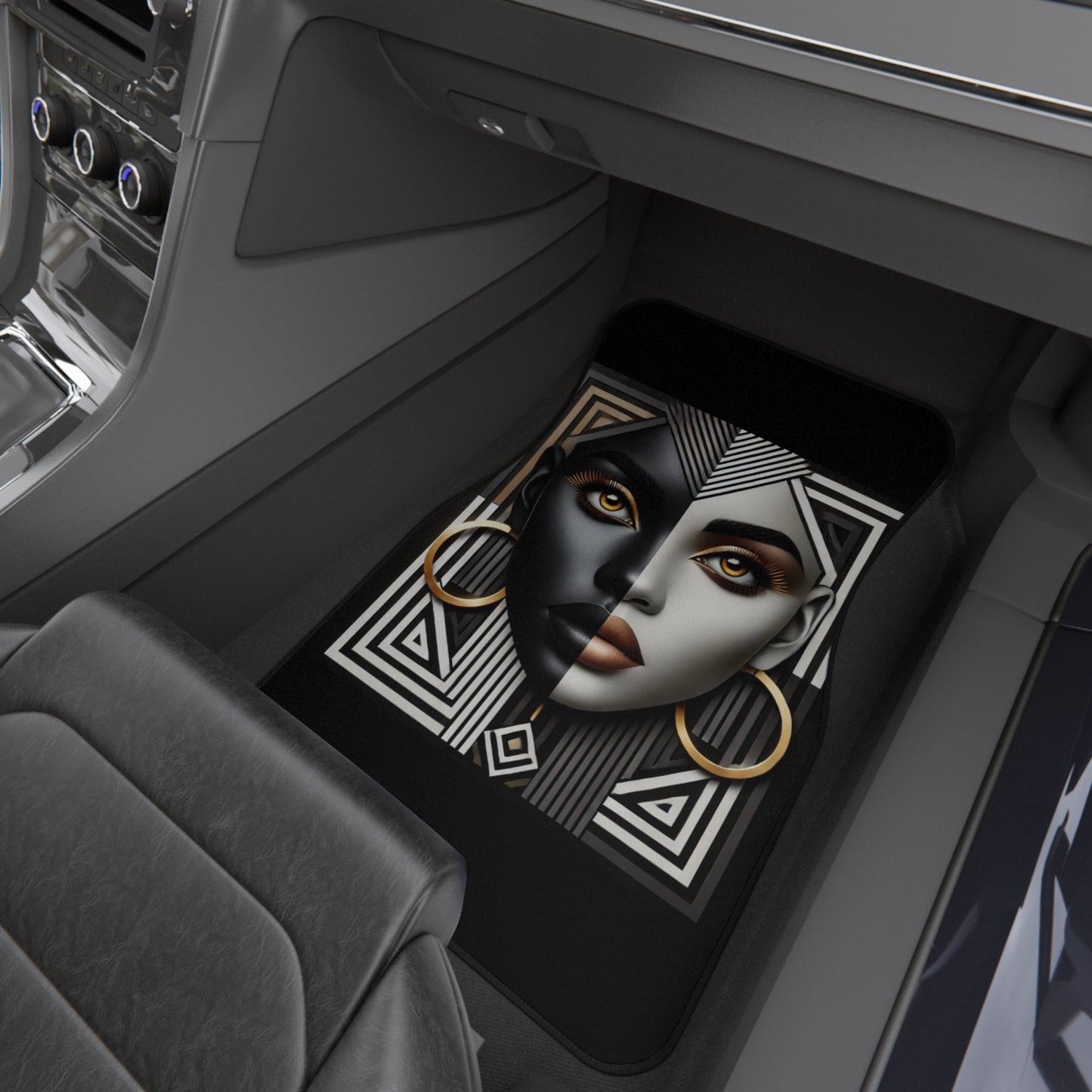 Abstract Beauty Car Mats (Set of 4) #AB1
