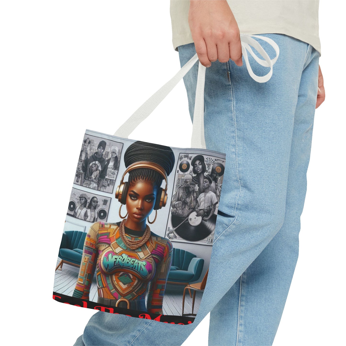 Feel The Music Tote Bag (AOP) #FM13