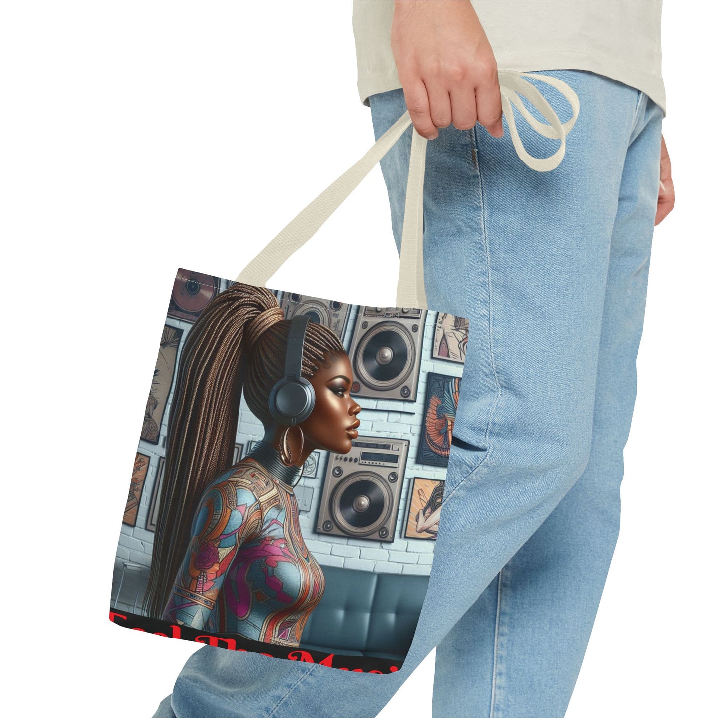 Feel The Music Tote Bag (AOP) #FM19