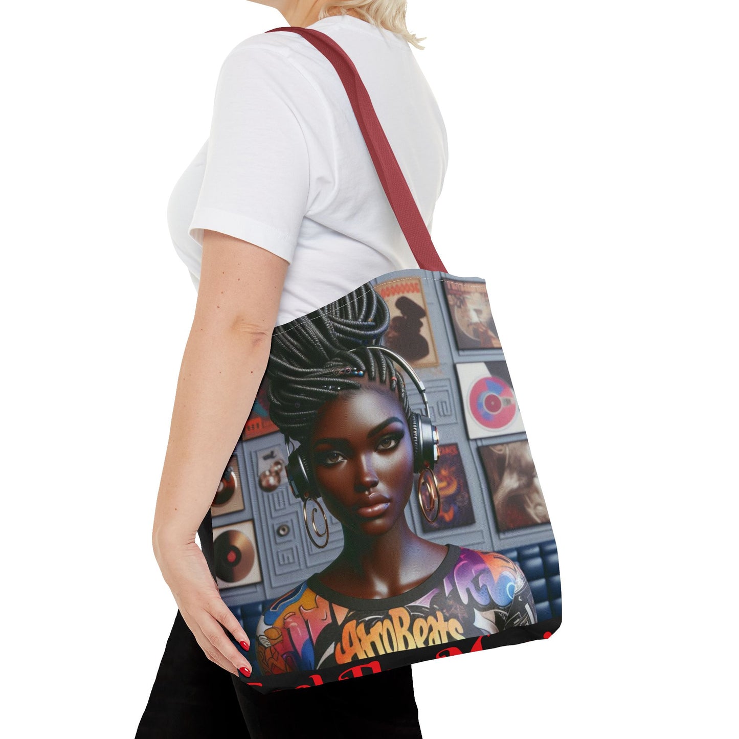 Feel The Music Tote Bag (AOP) #FM15