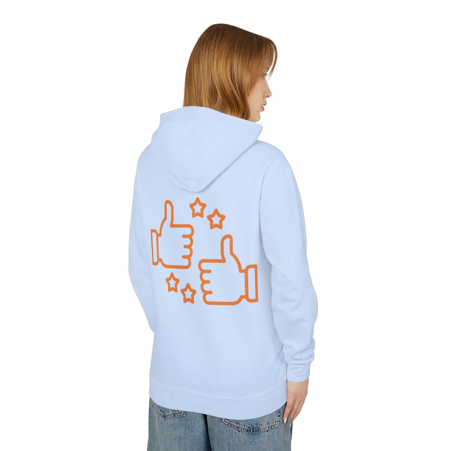 Affirmations Unisex Lightweight Hooded Sweatshirt #AU4