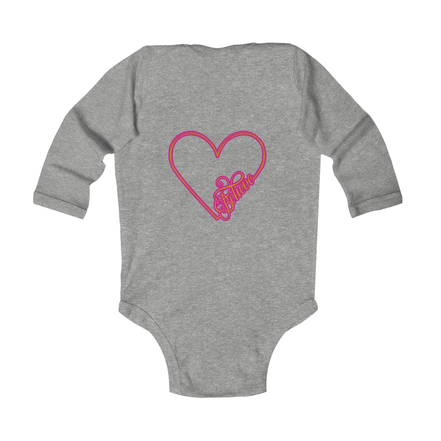 Believe Infant Long Sleeve Bodysuit #51IU