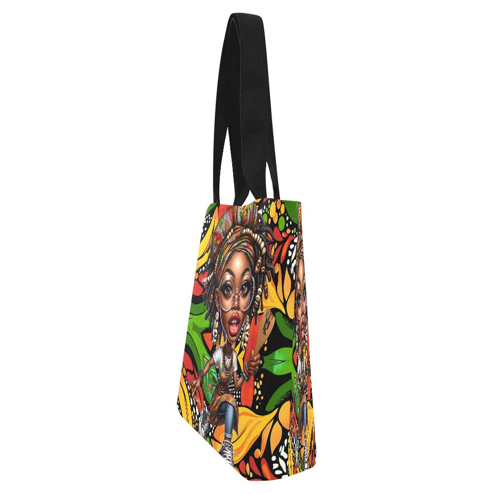 Canvas Tote Bag (Model1657) (Set of 4)