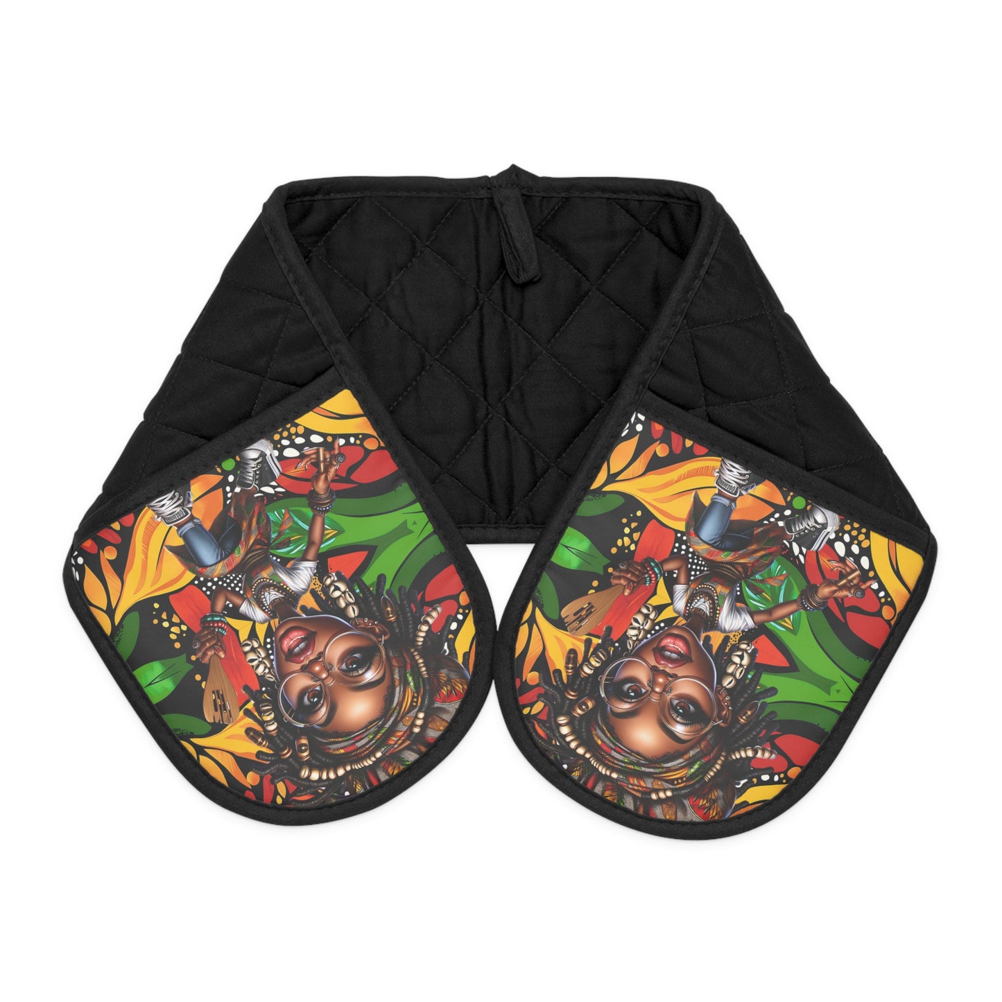 Ankara Print Oven Mitts, African Kitchen Decor, Afrocentric Cooking Accessory, Tribal Oven Gloves, Ethnic Cooking Gift