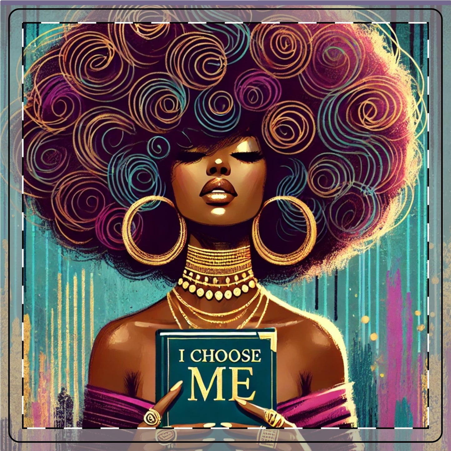 I Choose Me Ceramic Coaster #ICM1
