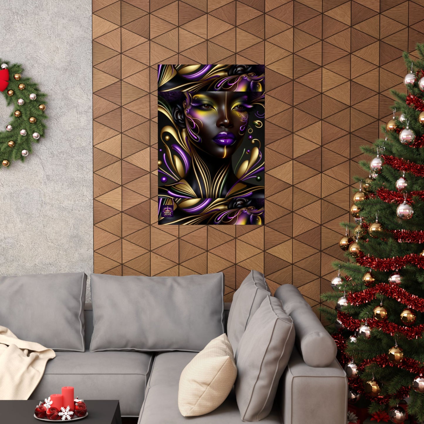 Purrple Reign Matte Vertical Posters #PR7