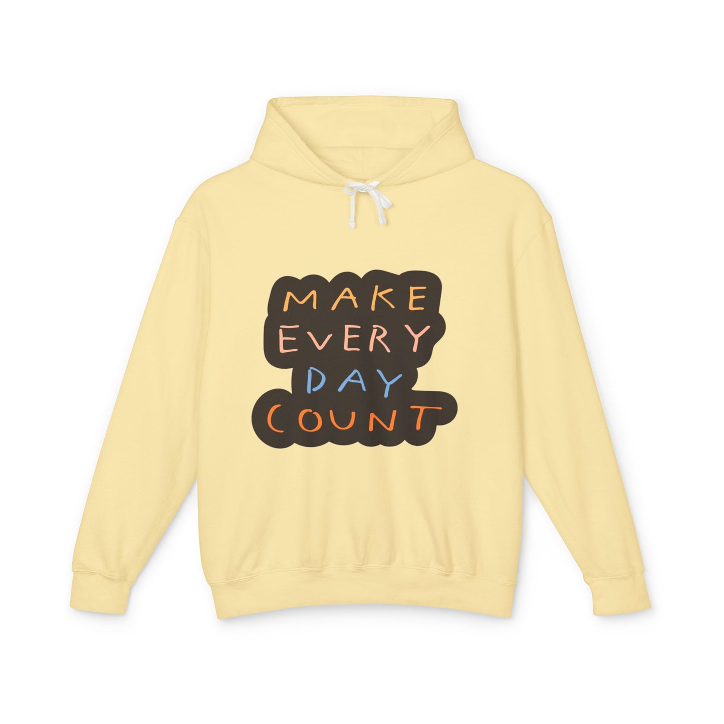 Affirmations Unisex Lightweight Hooded Sweatshirt #AU1
