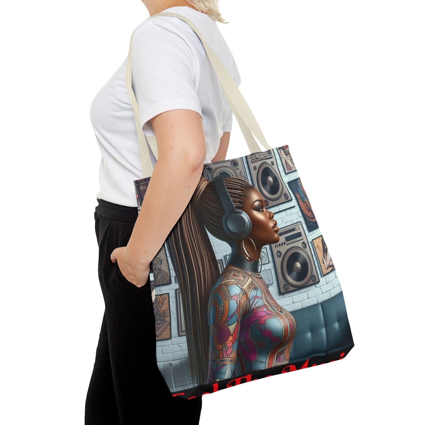 Feel The Music Tote Bag (AOP) #FM19