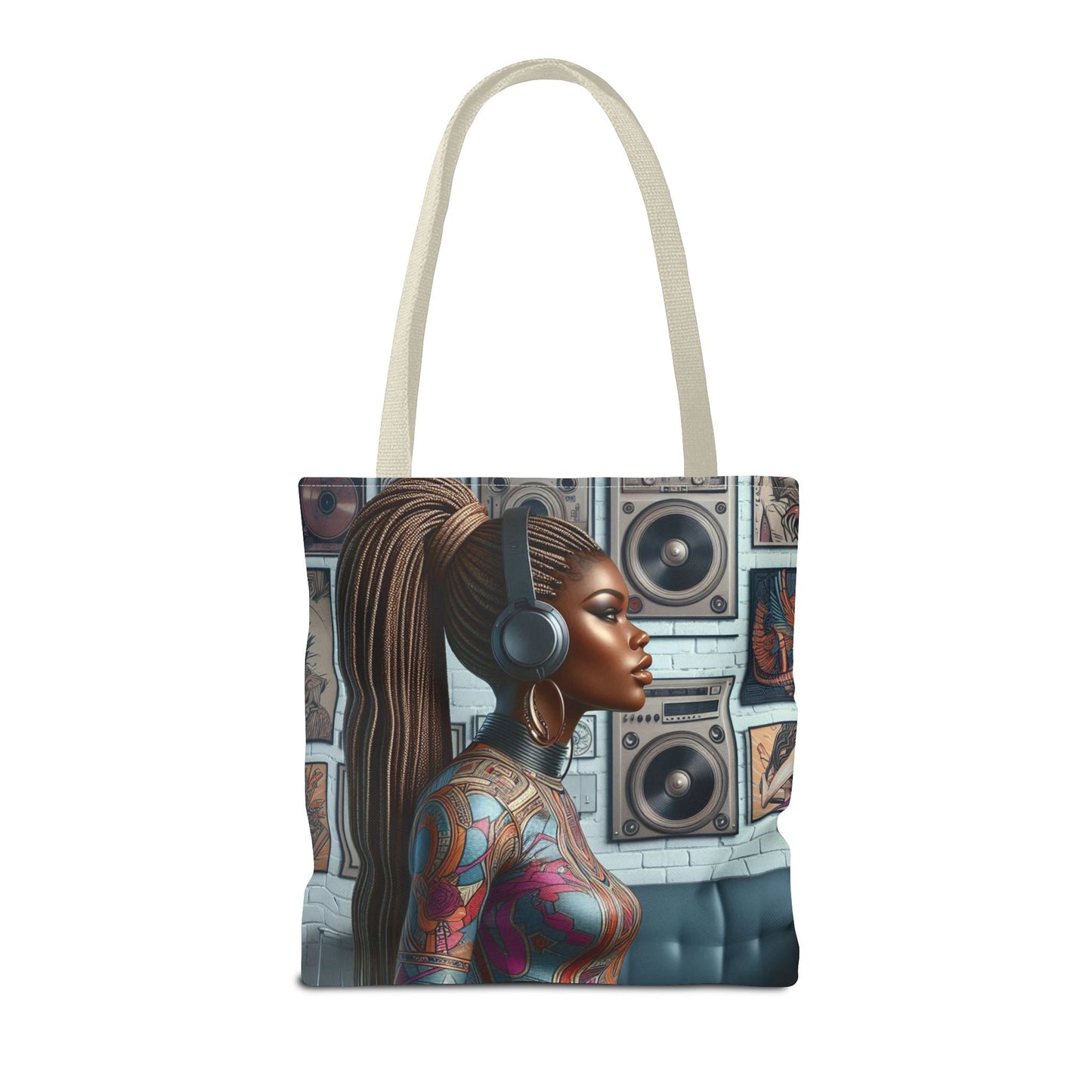 Feel The Music Tote Bag (AOP) #FM19