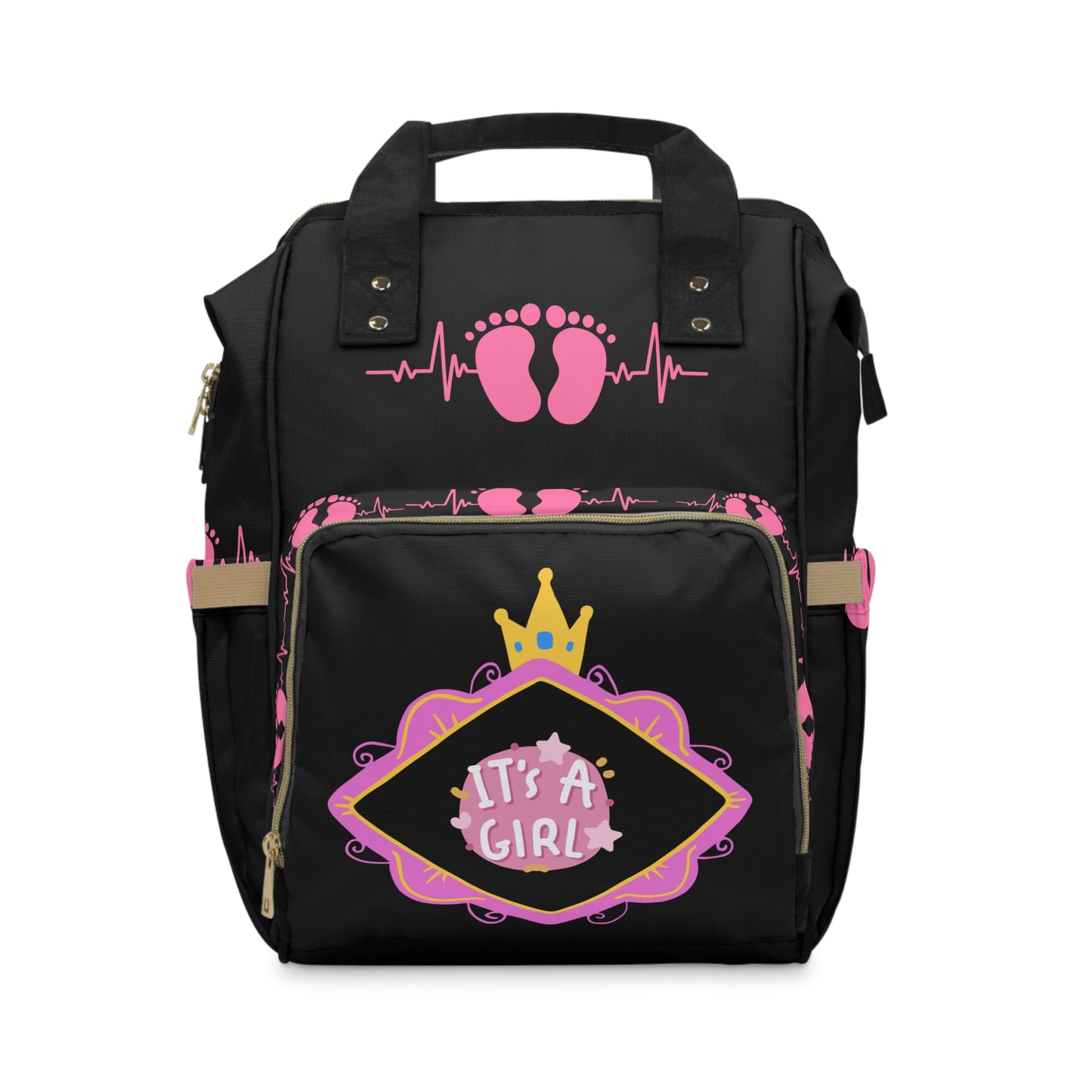 It's A Girl Multifunctional Diaper Backpack #IAG2