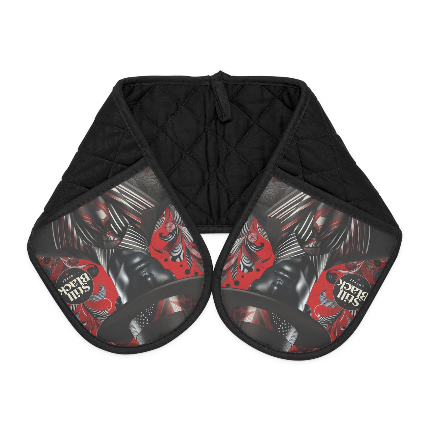 Stll Black Oven Mitts #SB13