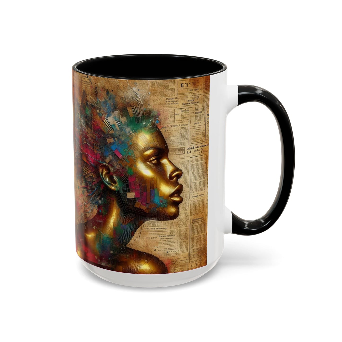 Afrocentric Accent Coffee Mug (11, 15oz) #AACM4