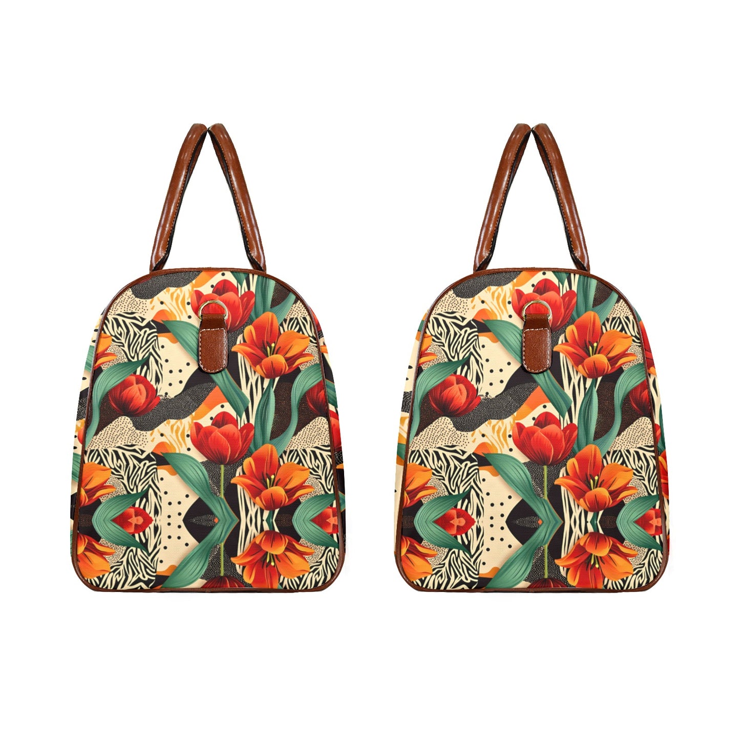 Orange Tulip Large Capacity Travel Bag-Large (Brown Short Patch) (1737) Large Capacity Travel Bag-Large (Brown Short Patch) (1737)