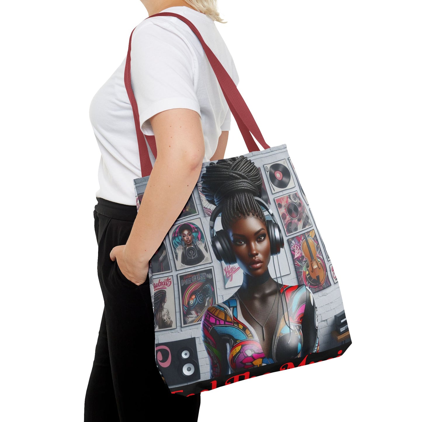Feel The Music Tote Bag (AOP) #FM20