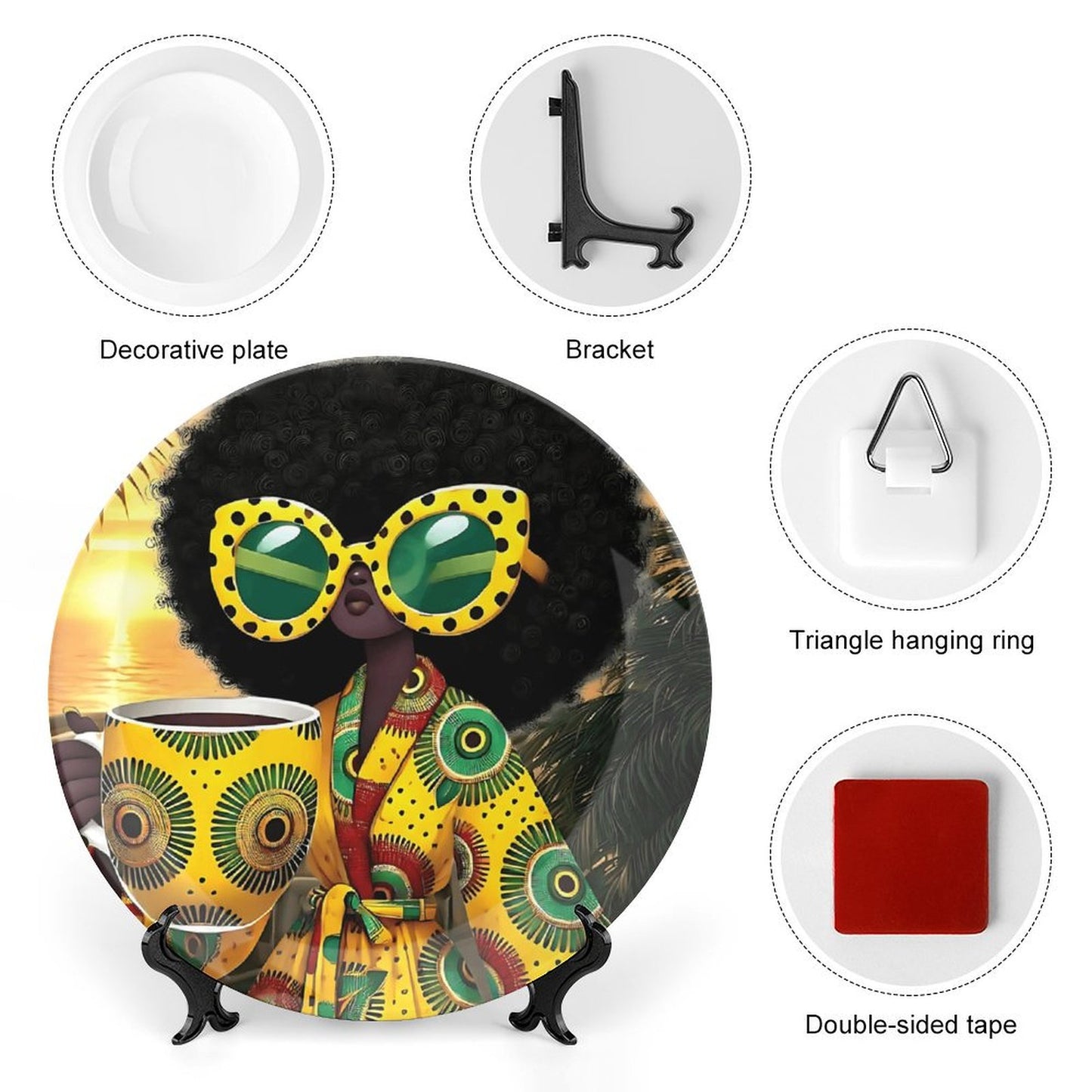 Bone China Decorative Plate
