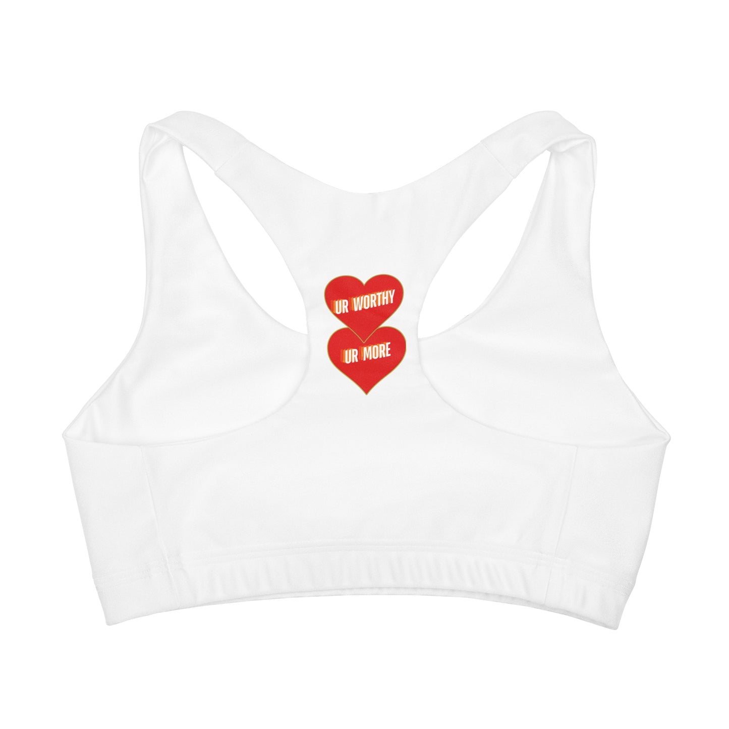 UR Worthy-UR More Girls' Double Lined Seamless Sports Bra (AOP) #15