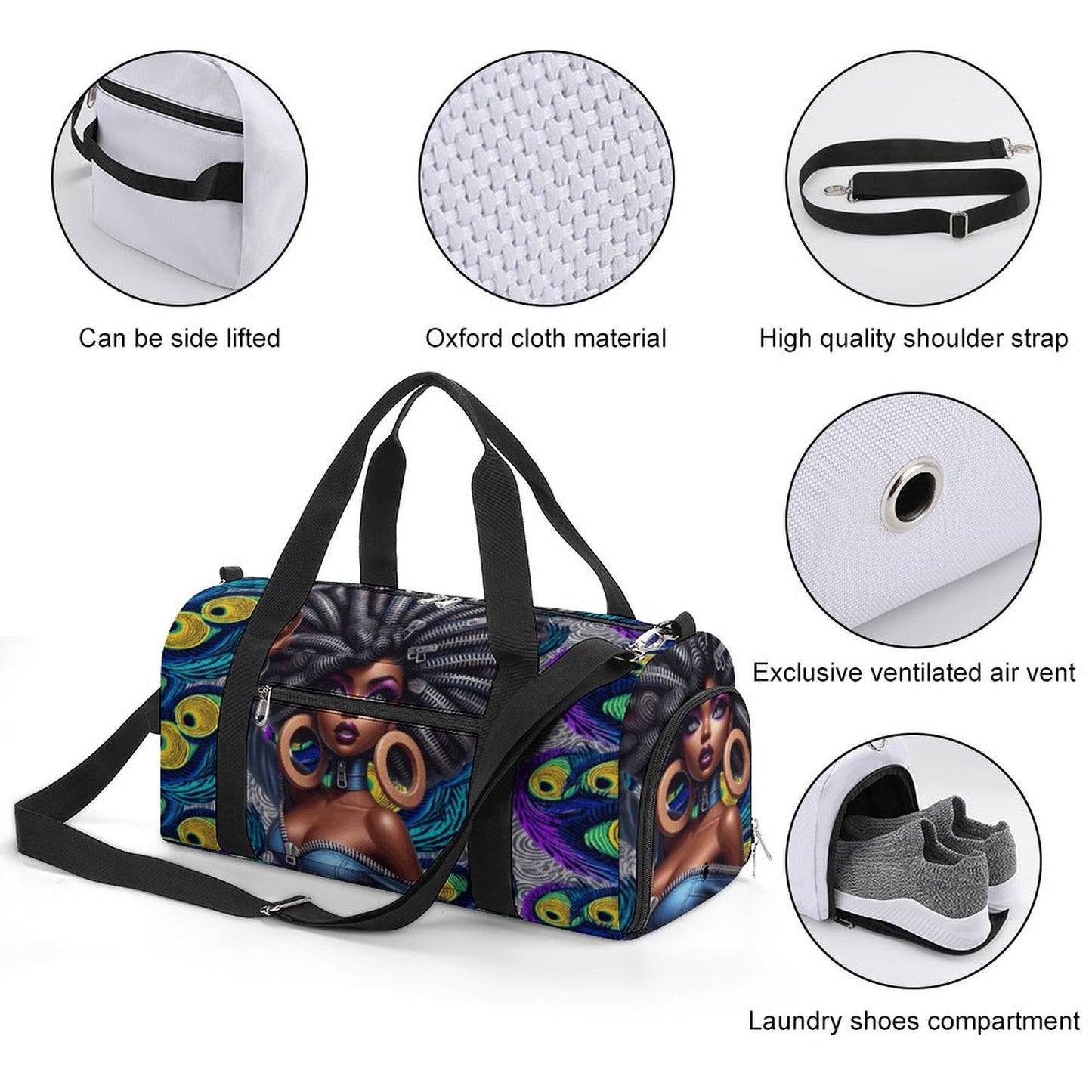 Gym bag A017 Large Capacity Sports Duffel